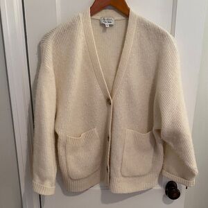 & Other Stores Cream Cardigan Sweater XS